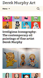 Mobile Screenshot of derekmurphyart.com