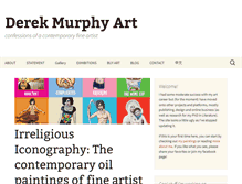 Tablet Screenshot of derekmurphyart.com